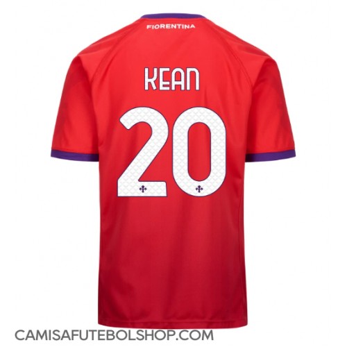Camisa de time de futebol Fiorentina Moise Kean #20 Replicas 3º Equipamento 2024-25 Manga Curta